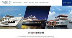 Desktop Screenshot of pier81nyc.com