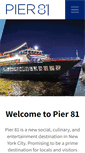 Mobile Screenshot of pier81nyc.com